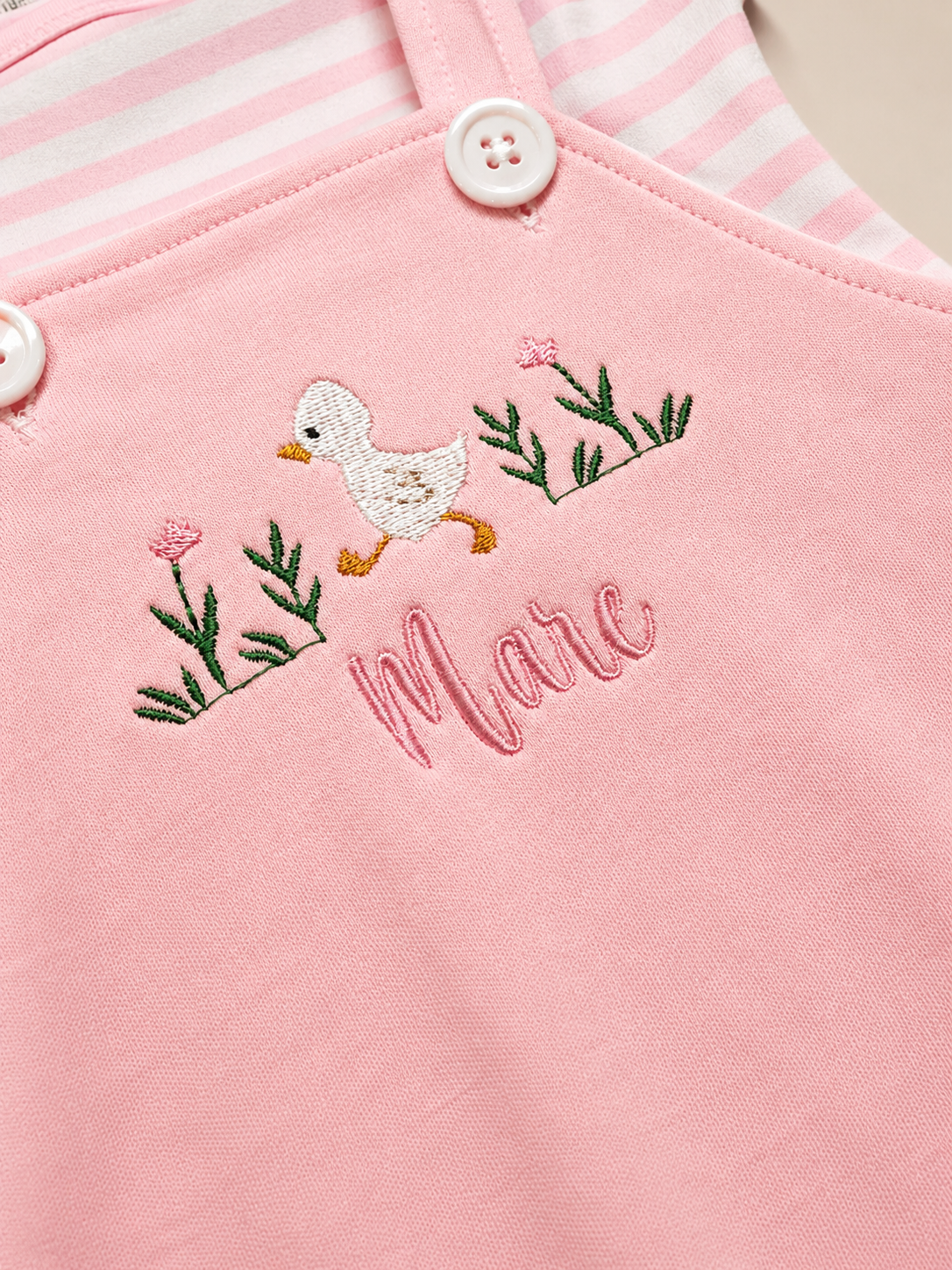 Little Goose Garden Bubble Romper Set