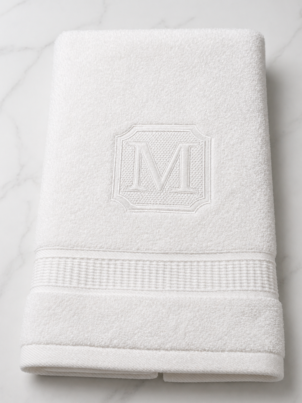 Classic Monogrammed Luxury Hand Towel