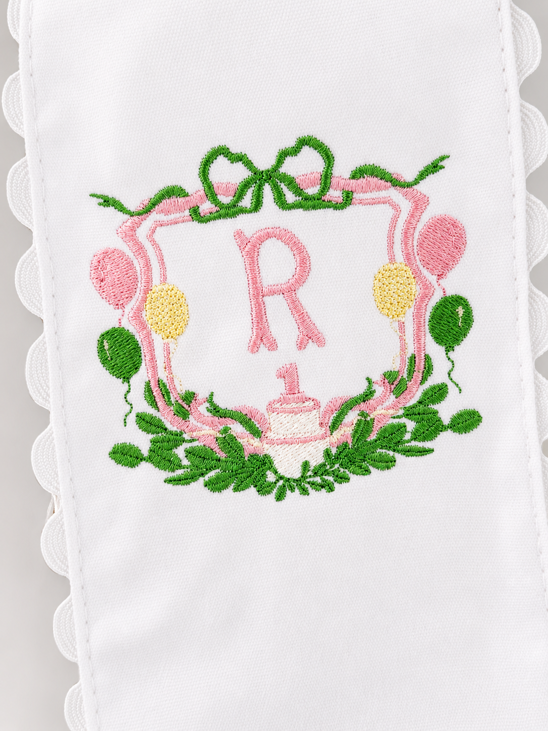 One Sweet Year Personalized Wreath Sash