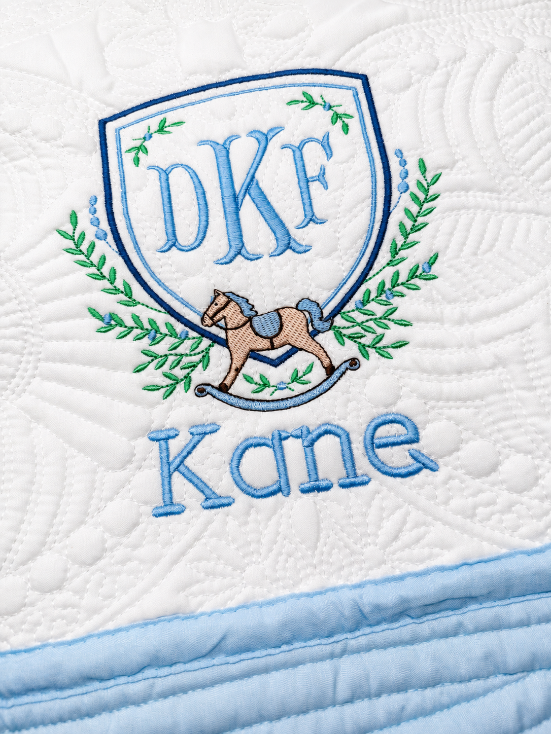 Boys Personalized Heirloom Quilt