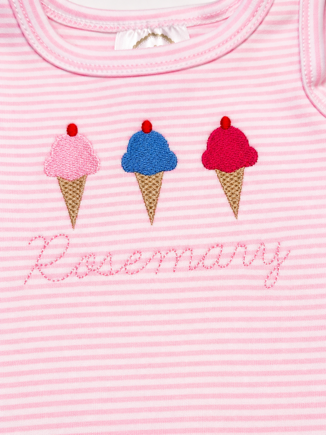 Sweet Scoops Personalized Bubble Romper