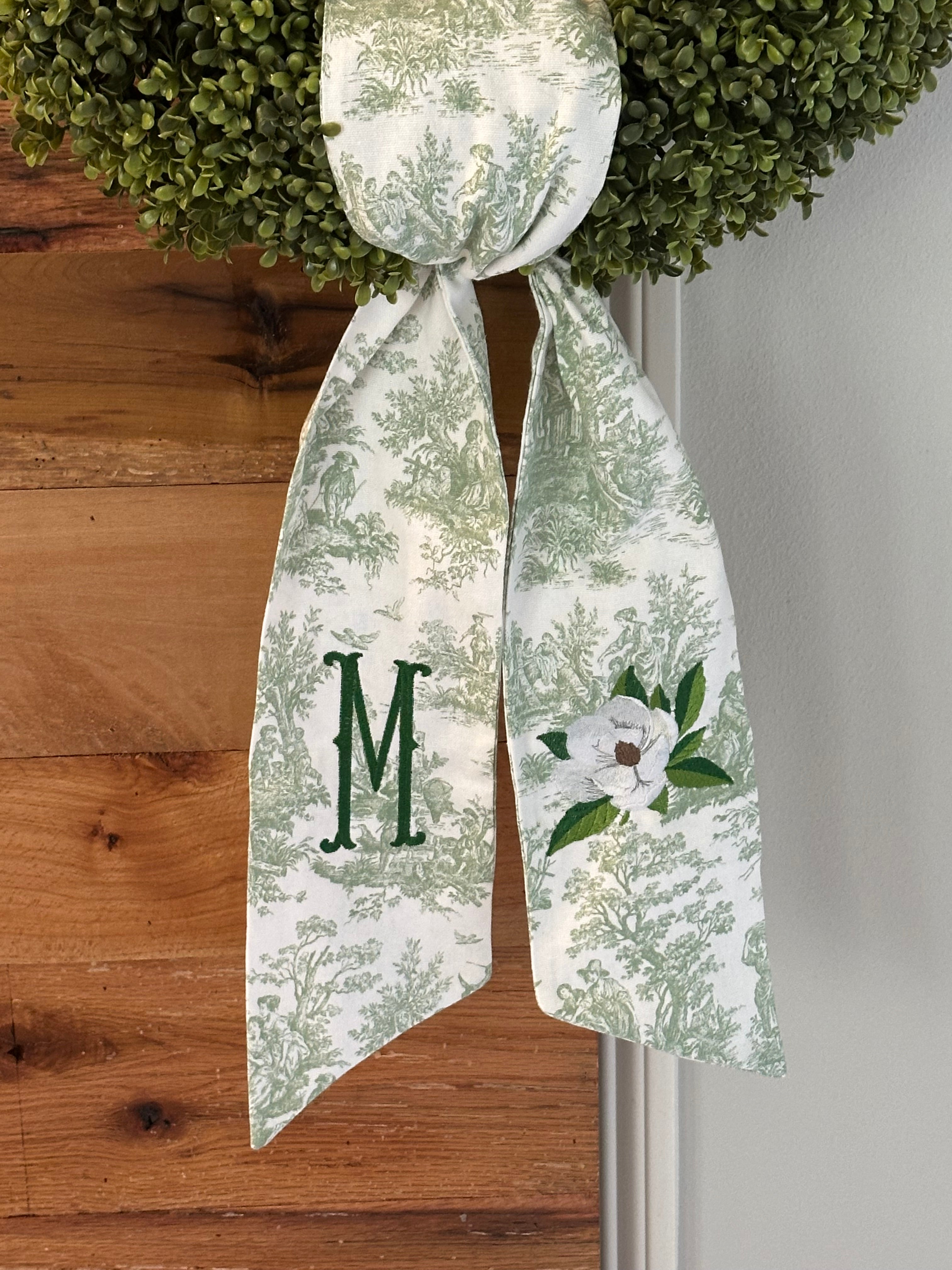 Personalized Magnolia Sash