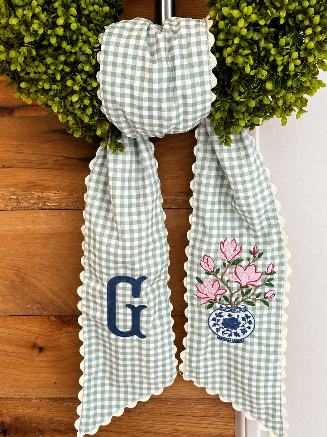 Magnolia Manor Wreath Sash