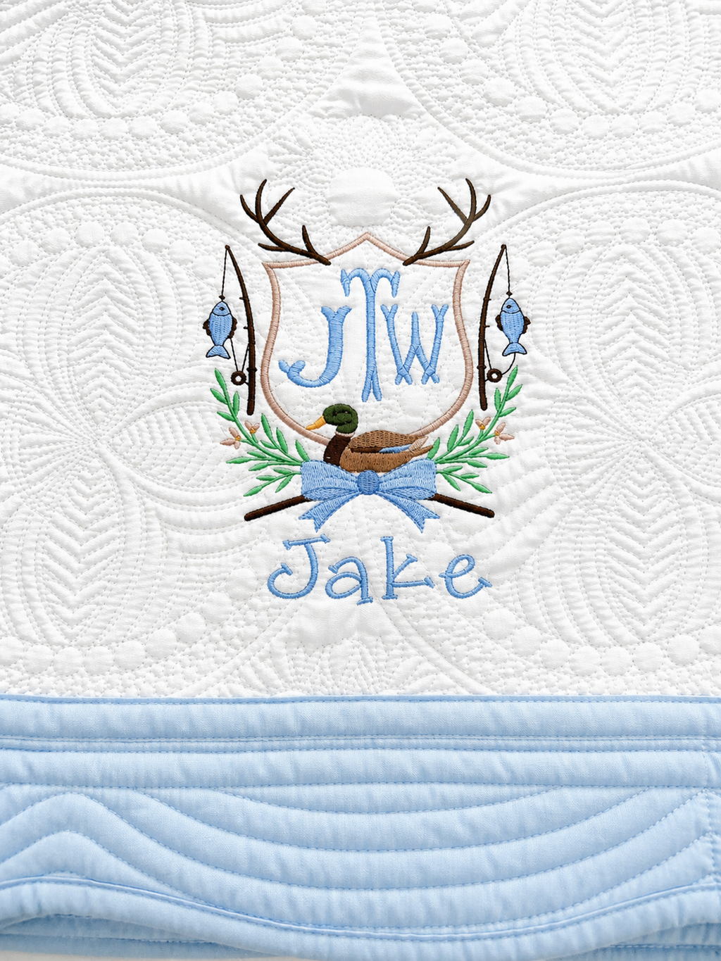 Boys Personalized Heirloom Quilt