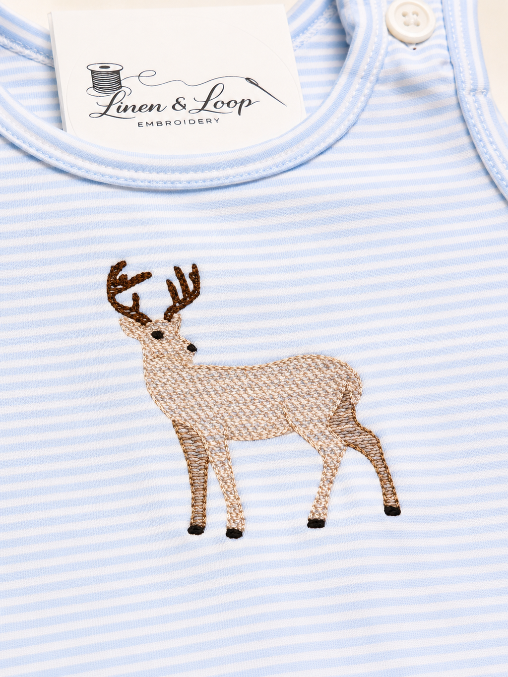 Little Buck Bubble Romper