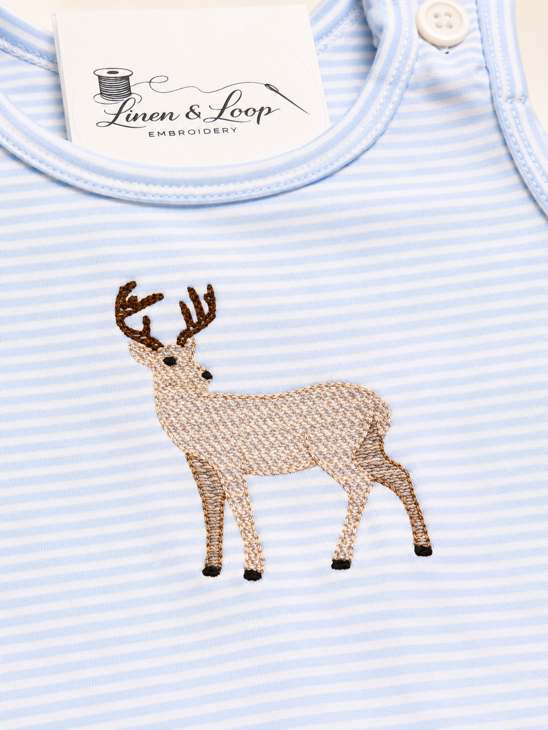 Little Buck Bubble Romper