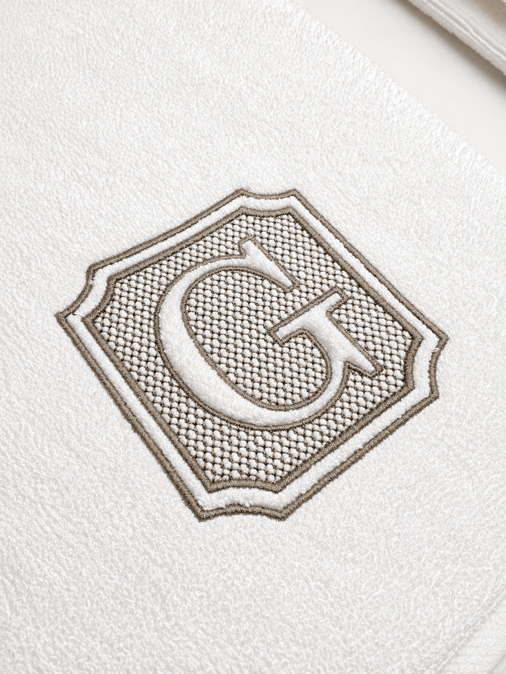 Classic Monogrammed Luxury Hand Towel