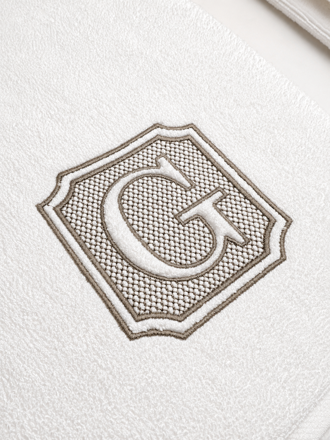 Classic Monogrammed Luxury Hand Towel