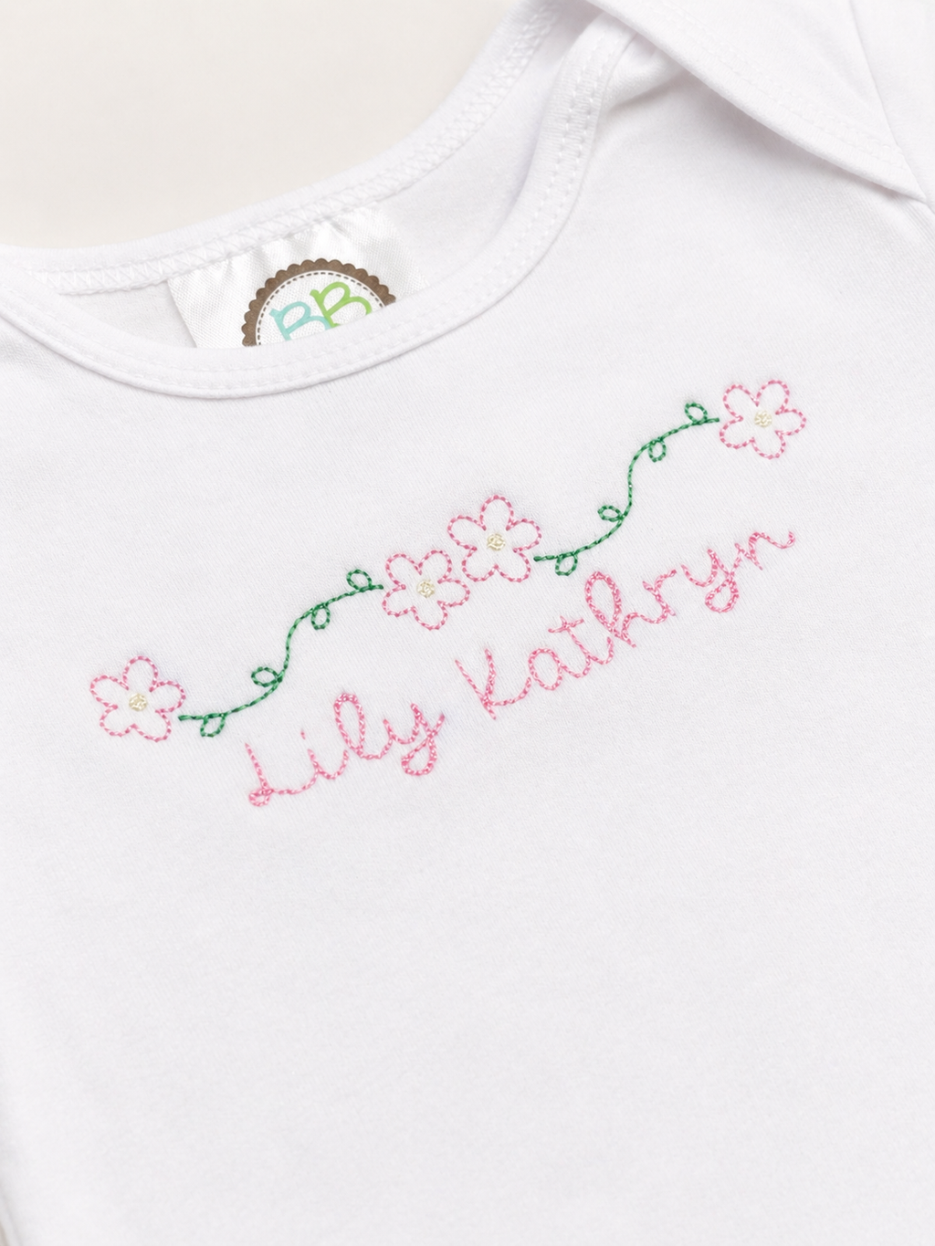 Girls Personalized Long Sleeve Ruffle Gown