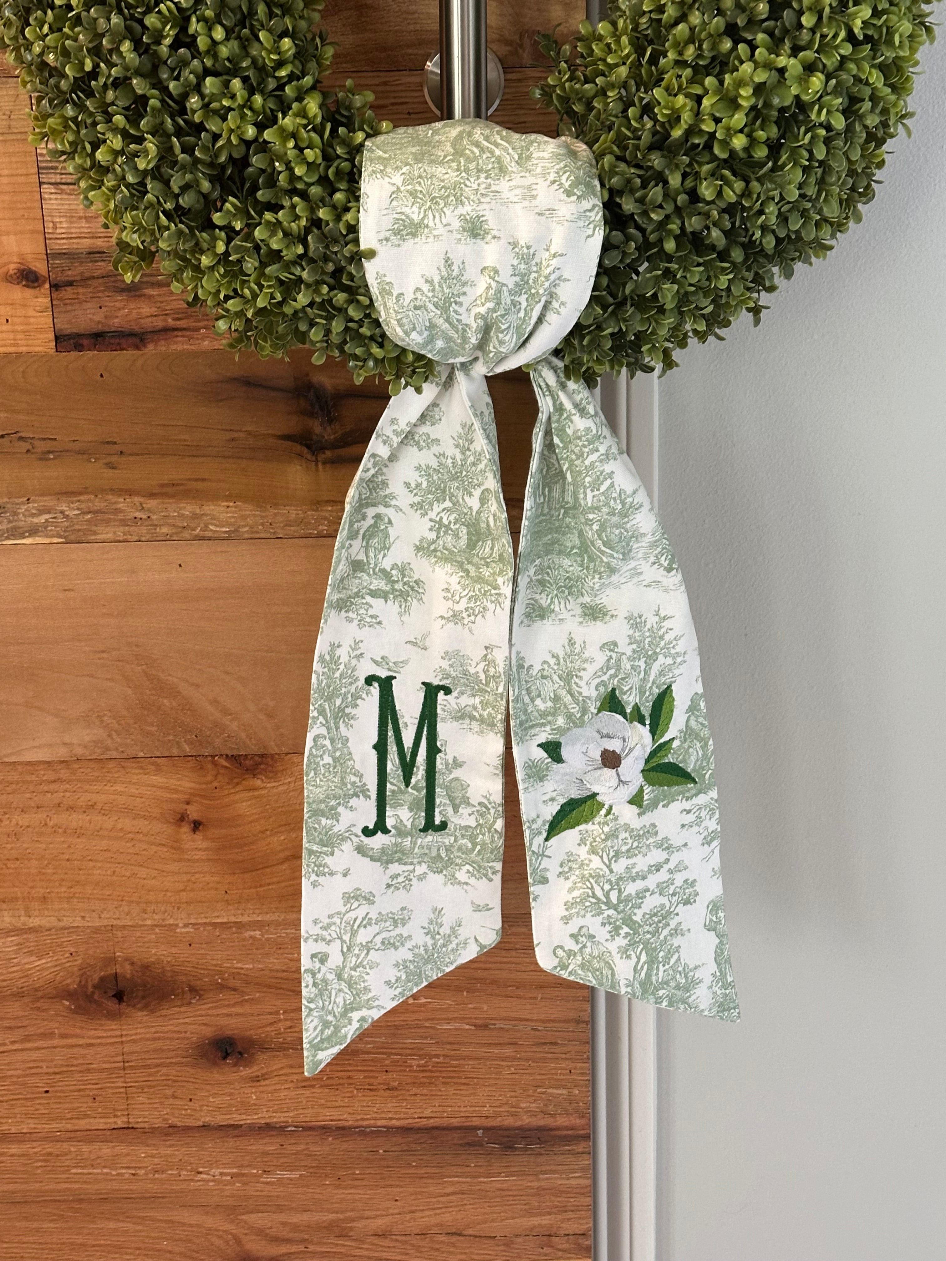 Personalized Magnolia Sash